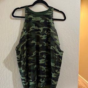 Camo army top